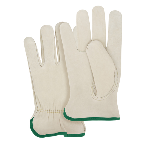 Produits de sécurité Zenith SM585 Gants pour conducteurs &agrave; ajustement serr&eacute;, Moyen, Paume en Cuir fleur de vache