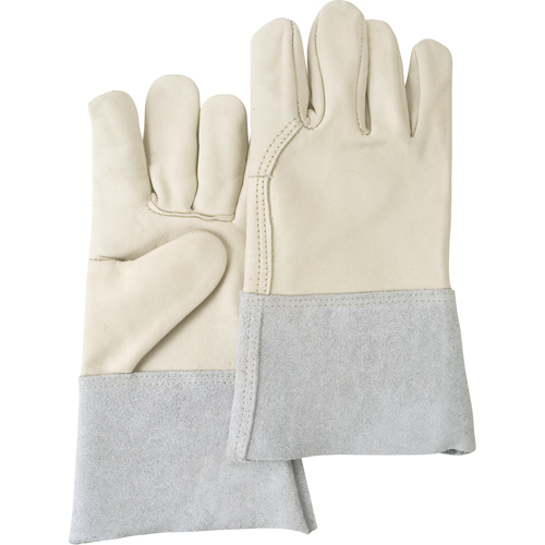 Zenith Safety Products SM592 Standard-Duty Work Gloves, Large, Grain Cowhide Palm