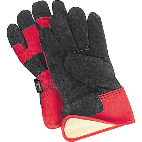 Zenith Safety Products SM609 Superior Warmth Winter-Lined Fitters Gloves, Large, Split Cowhide Palm, Thinsulate Inner Lining
