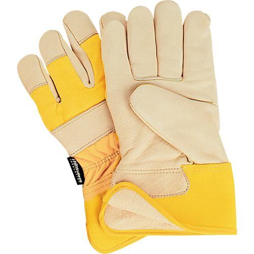 Zenith Safety Products SM613 Premium Superior Warmth Fitters Gloves, Large, Grain Cowhide Palm, Thinsulate Inner Lining