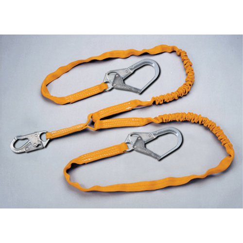PIP Global Safety T5122-Z7/6FTAFC Longes avec amortisseur de choc Titant de Miller, Point d'ancrage &agrave; Crochet d'armature, Crochet mousqueton aux jambes, Polyester