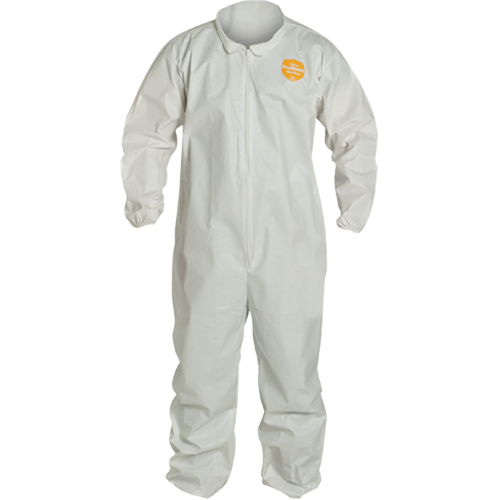 Dupont Personal Protection NG125S-LG ProShield&reg; 60 Coveralls, Large, White, Microporous