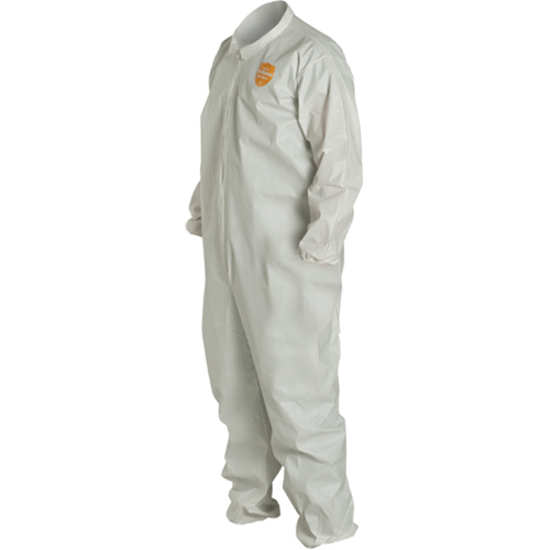 Dupont Personal Protection NG125S-LG ProShield&reg; 60 Coveralls, Large, White, Microporous