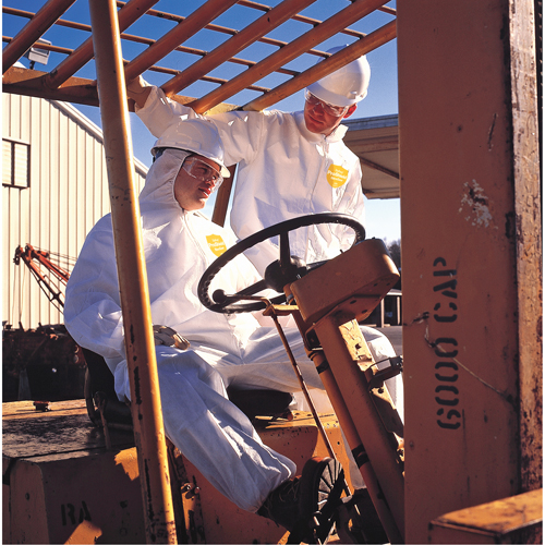 Dupont Personal Protection NG127S-4X ProShield&reg; 60 Coveralls, 4X-Large, White, Microporous