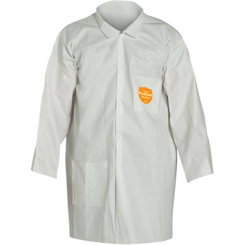 Dupont Personal Protection NG212S-MD Sarrau de laboratoire ProShield 60, Microporeux/Polypropyl&egrave;ne, Blanc, Moyen