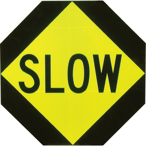 CCI Canada 03-858ON Double-Sided "Stop/Slow" Traffic Control Sign