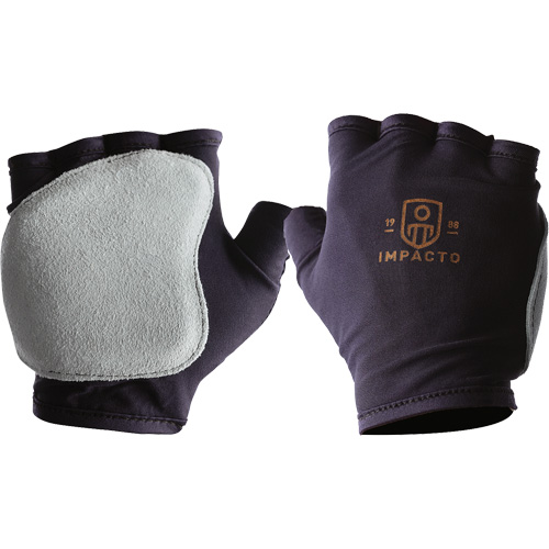 Impacto 501-10XL-L Gants antichocs sans doigts, main gauche, T-Grand, Paume en Cuir refendu, Poignet &agrave; enfiler