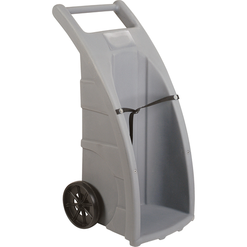Enpac 7301-BK Cylinder Cart, Rubber Wheels, 23" W x 24" L Base, 500 lbs.