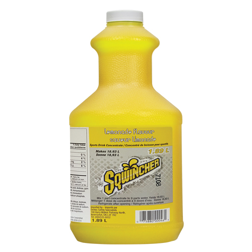 Dentec 11020 Sqwincher&reg; Rehydration Drink, Concentrate, Lemonade