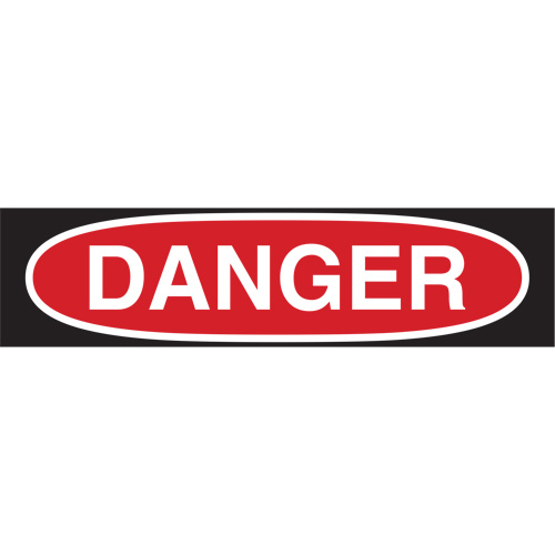 Brady 25361 "Danger" Sign, 10" x 14", Polystyrene, Bilingual