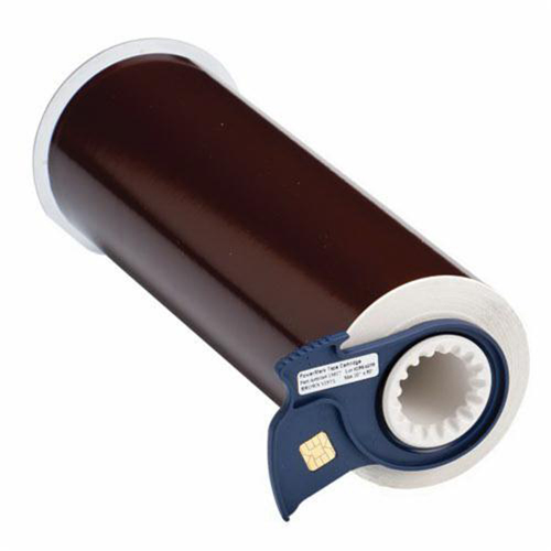 Brady 13617 Indoor-Outdoor Label Printer Tape, Vinyl, Brown, 10" Width