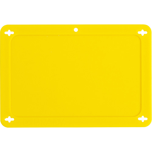 Brady 41923 Blank Valve Tag, Plastic, 4-3/4" W x 3-1/4" H