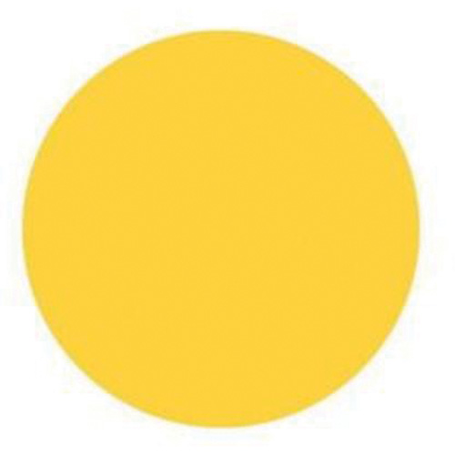 Brady 30668 &eacute;tiquettes rondes inscriptibles, Cercle, 3" lo x 3" la, Jaune