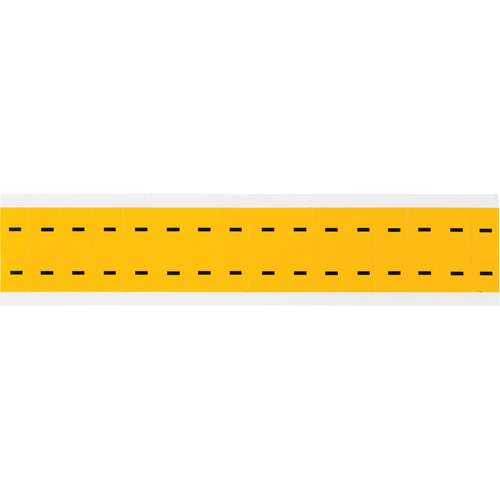 Brady 1520-DSH Individual Number & Letter Labels, Dash (-), 5/8" H, Black on Yellow