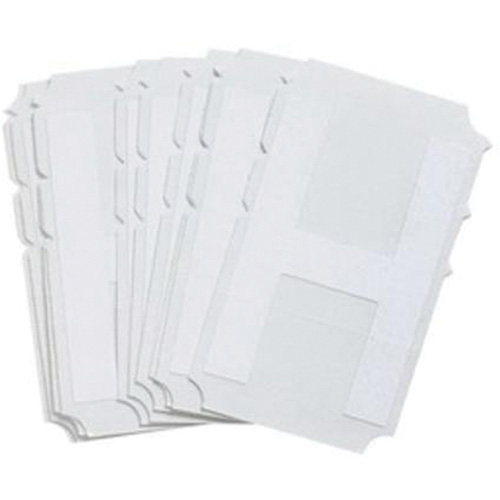 Brady 5130P-H Quick-Align&reg;Individual Gothic Number and Letter Labels, H, 3" H, White
