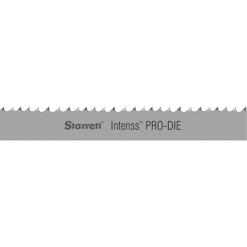 Starrett 99102-05-04-1/2 Intenss Pro-Die Band Saw Blade, Bi-Metal, 5' 4-1/2" L x 1/2" W x 0.025" Thick, 6-10 TPI