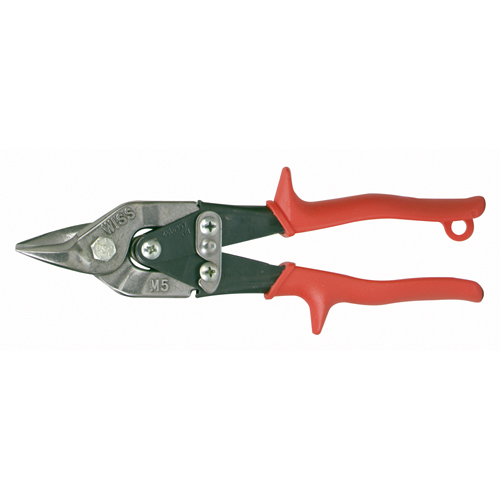 Wiss By Crescent M5R Metalmaster&reg; Bulldog Snips, 7/8" Cut Length, Straight Cut