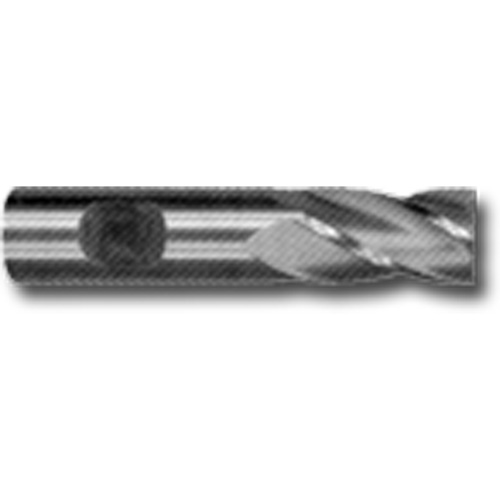 Clarkson Osborn EM60564 Weldon Shank End Mill, 1" Dia., 4 Flutes, High Speed Steel