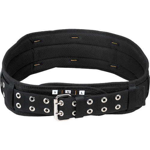 Kuny's EL-881X 5" Wide Padded Comfort Belt, Nylon, Black