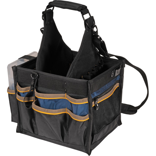 Kuny's SW-1528 Large Electrical & Maintenance Tool Carrier, Polyester, 23 Pockets, Black