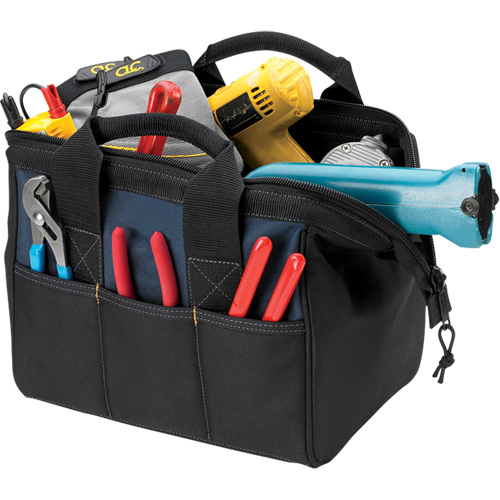 Kuny's SW-798 Sac &agrave; outils BIGMOUTH, Polyester, 23 pochettes, Noir
