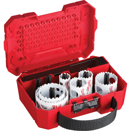 Milwaukee 49-22-4095 Trousse de scies-cloches Hole Dozer pour &eacute;lectricien, 10 morceaux