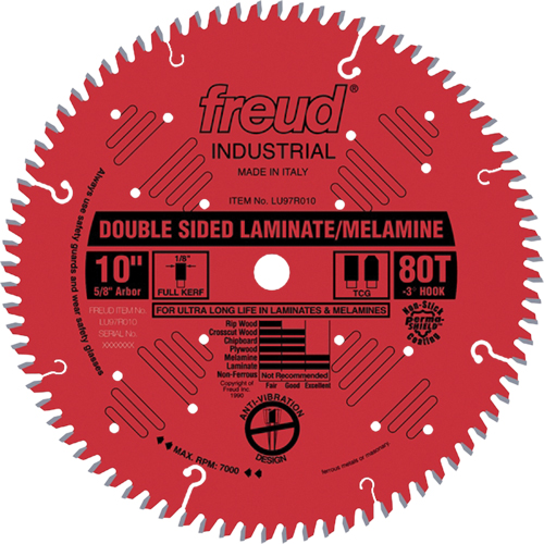Freud LU97R014 Double-Sided Melamine Saw Blades, 14", 108 Teeth, Laminate Use