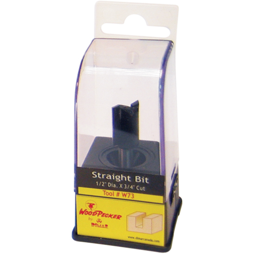 Dimar W70 Woodpecker Carbide Bits, 3/16" Dia., 1/2" H, 1-7/8" L, 1/4" Shank
