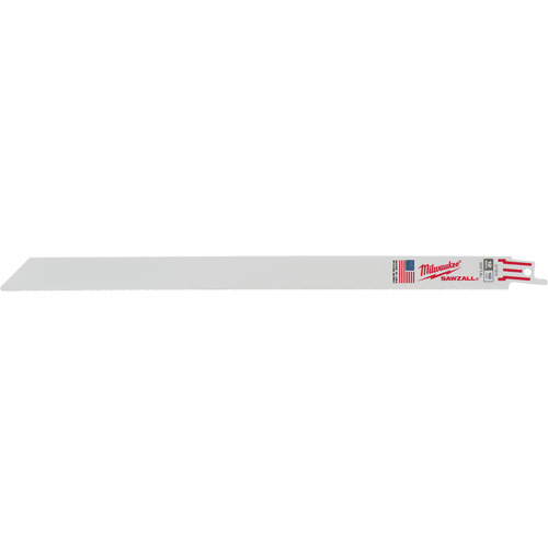 Milwaukee TBO978 Sawzall&reg; Reciprocating Saw Blades, Bi-Metal, 18 TPI, 12" L x 3/4" W