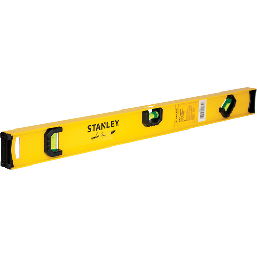 Stanley Tools 42-074 Niveau &agrave; lecture sur le dessus, Poutre en I, 24" lo, Aluminium, 3, Non magn&eacute;tique
