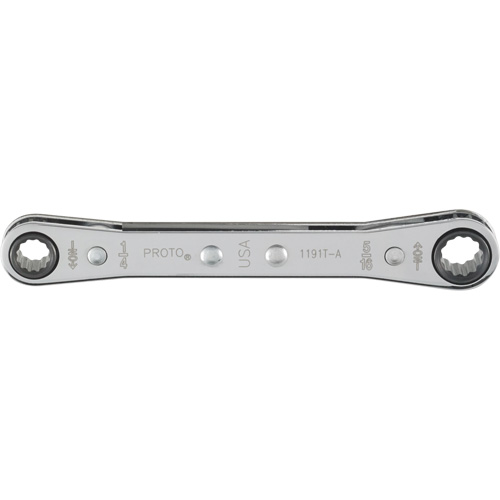 Proto J1191T-A Cl&eacute; &agrave; cliquet polygonale double, 12 pans, 1/4" x 5/16", Fini Poli