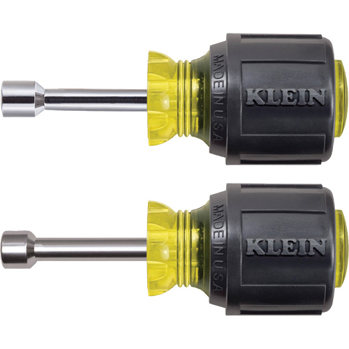 Klein Tools 610 Stubby Nut Driver Set, 2, Non Magnetic, Imperial