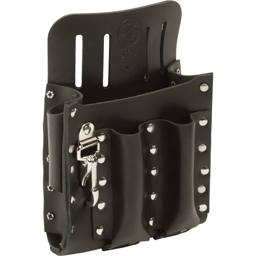 Klein Tools 5126 Porte-outils, Porte-outil multiple, Cuir, 5 Poches