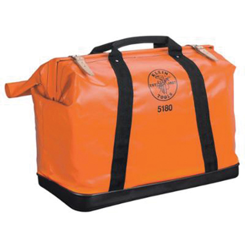 Klein Tools 5180 Sac d'&eacute;quipement tr&egrave;s grand, Nylon/Vinyle, 1 pochettes, Orange