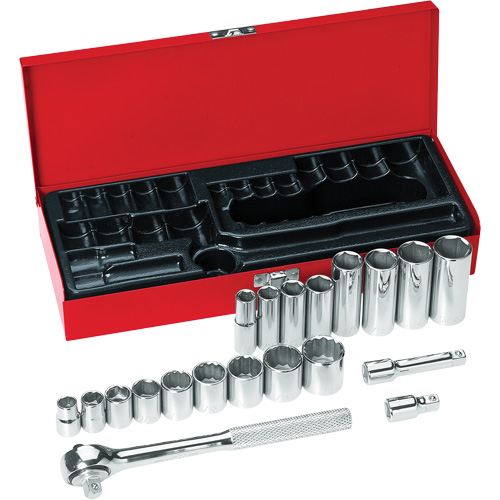 Klein Tools 65508 3/8" Drive Socket Wrench Set