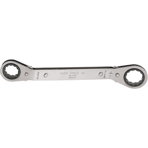 Klein Tools 68242 Reversible Ratcheting Offset Box Wrench