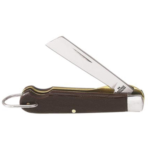 Klein Tools 1550-11 Couteau de poche avec lame &agrave; chantourner, 2-1/4" lame, lame en Acier inoxydable, poign&eacute;e en Plastique