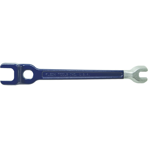 Klein Tools 3146A Cl&eacute; de monteur de lignes &agrave; extr&eacute;mit&eacute; argent&eacute;e