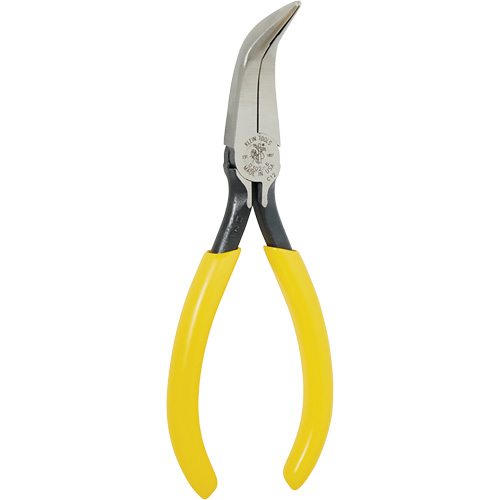 Klein Tools D302-6 Curved Long-Nose Pliers, 6-1/4" L