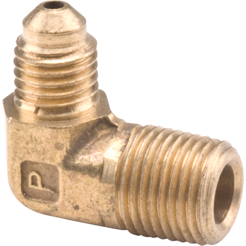 Dominion DF49-6D Flare Elbows 90° Forged - Tube to Male Pipe, 3/8" x 1/2"