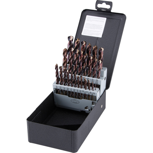 Precision 5995609 Jobber Length Drill Bit Set, 29 Pieces, High Speed Steel