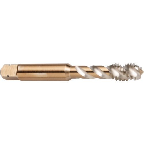 Dormer 5974018 Taraud &agrave; cannelure en spirale 45°, Acier rapide au cobalt, Filet de 9/16"-12, 3-19/32" l