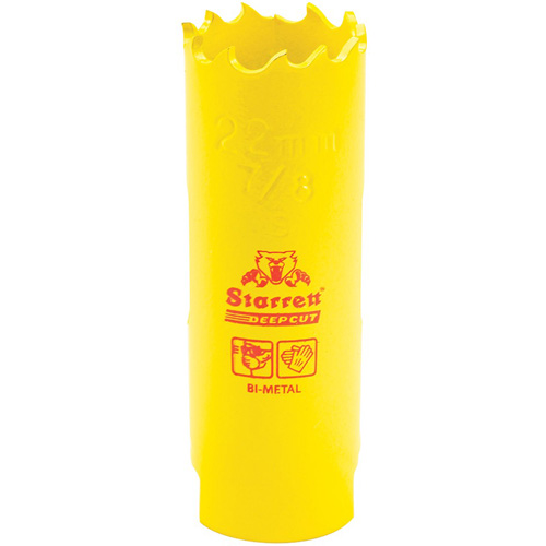 Starrett DCH0078-G Scie &agrave; cloche bim&eacute;tal 7/8", 7/8", Profondeur de la coupe 2", Bim&eacute;tal