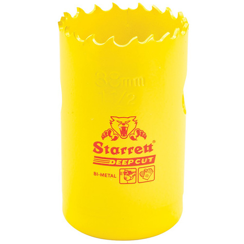 Starrett DCH0112-G Scie &agrave; cloche bim&eacute;tal 1-1/2", 1-1/2", Profondeur de la coupe 2", Bim&eacute;tal