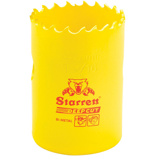 Starrett DCH0196-G Scie &agrave; cloche bim&eacute;tal 1-9/16, 1-9/16", Profondeur de la coupe 2", Bim&eacute;tal