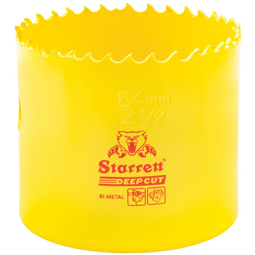 Starrett DCH0212-G Scie &agrave; cloche bim&eacute;tal 2-1/2", 2-1/2", Profondeur de la coupe 2", Bim&eacute;tal