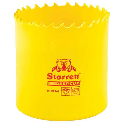 Starrett DCH0218-G Scie &agrave; cloche bim&eacute;tal 2-1/8", 2-1/8", Profondeur de la coupe 2", Bim&eacute;tal