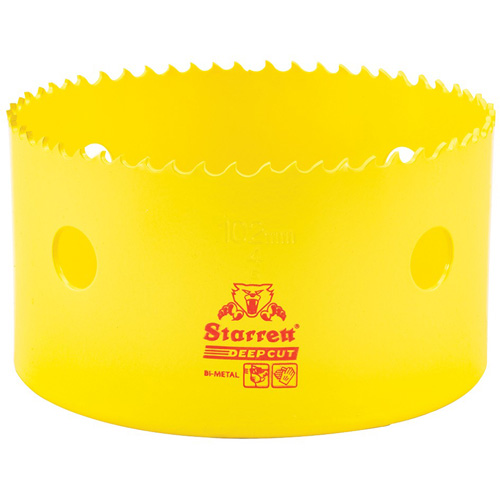 Starrett DCH0400-G Scie &agrave; cloche bim&eacute;tal 4", 4", Profondeur de la coupe 2", Bim&eacute;tal