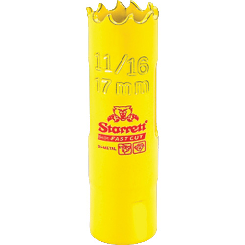 Starrett FCH1016-G Scie &agrave; cloche bim&eacute;tal - 11/16", 11/16", Profondeur de la coupe 1-5/8", Bim&eacute;tal