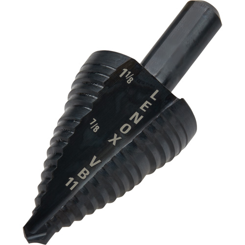 Lenox 30888VB11 #11 Step Drill Bit, 7/8" - 1-1/8" , 1/4" Increments, High Speed Steel